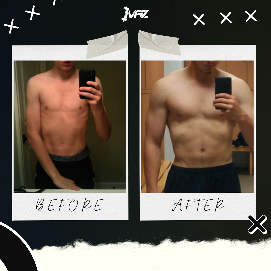 Client transformation: Muscle Gain