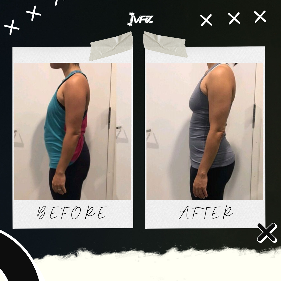 Client transformation: Toned & Lean